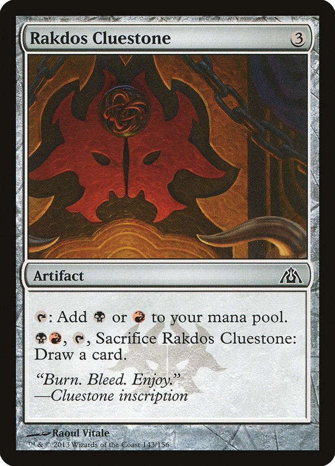Image for Rakdos Cluestone (143) - Magic: The Gathering