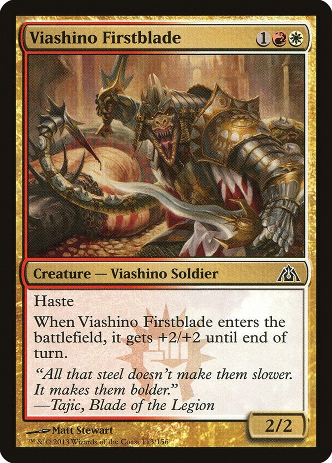 Image for Viashino Firstblade (113) [Dragon's Maze]