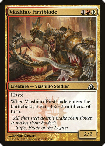 Image for Viashino Firstblade (113) [Dragon's Maze]
