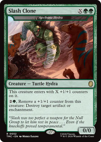 Image for Slash Clone - Steelbane Hydra (52) (Teenage Mutant Ninja Turtles) - Magic: The Gathering