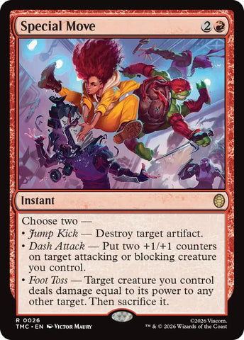 Image for Special Move (26) (Teenage Mutant Ninja Turtles) - Magic: The Gathering
