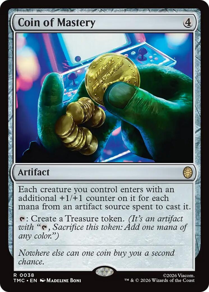 Image for Coin of Mastery (38) (Teenage Mutant Ninja Turtles) - Magic: The Gathering
