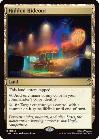 Image for Hidden Hideout (43) (Teenage Mutant Ninja Turtles) - Magic: The Gathering