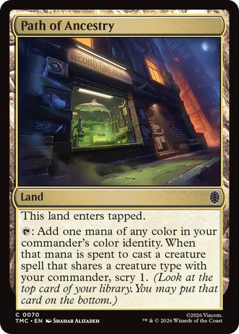 Image for Path of Ancestry (70) (Teenage Mutant Ninja Turtles) - Magic: The Gathering