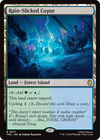 Image for Rain-Slicked Copse (71) (Teenage Mutant Ninja Turtles) - Magic: The Gathering
