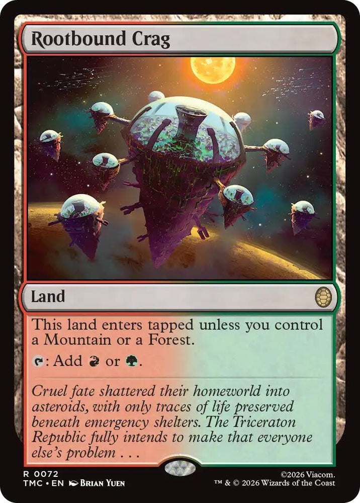 Image for Rootbound Crag (72) (Teenage Mutant Ninja Turtles) - Magic: The Gathering