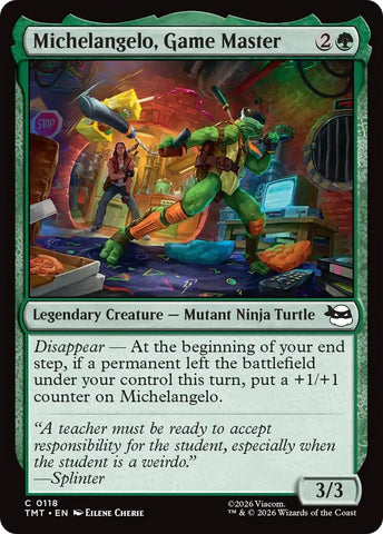 Image for Michelangelo, Game Master (118) (Teenage Mutant Ninja Turtles) - Magic: The Gathering