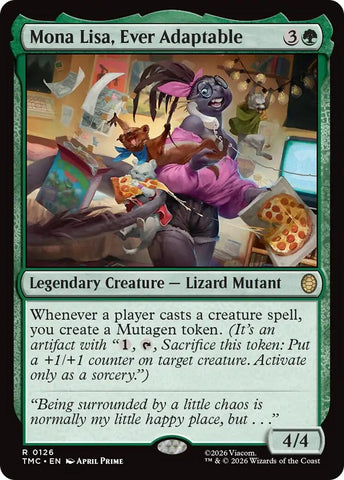 Image for Mona Lisa, Ever Adaptable (126) (Teenage Mutant Ninja Turtles) - Magic: The Gathering