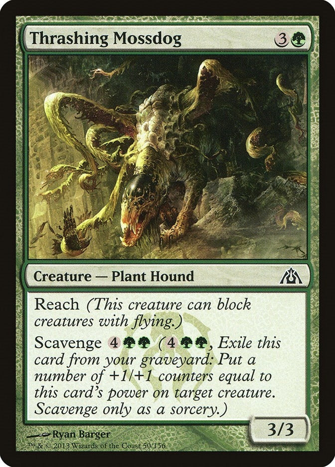 Image for Thrashing Mossdog (50) - Magic: The Gathering