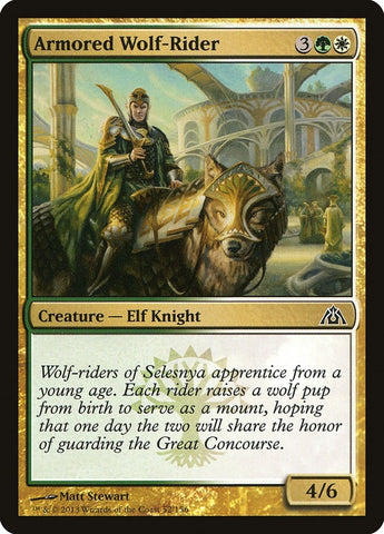 Image for Armored Wolf-Rider (52) [Dragon's Maze]