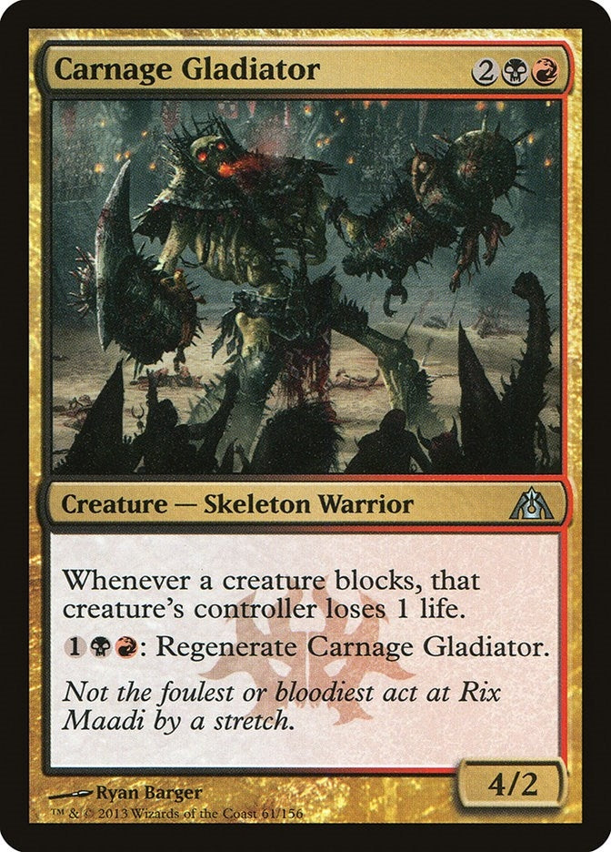 Image for Carnage Gladiator (61) [Dragon's Maze]