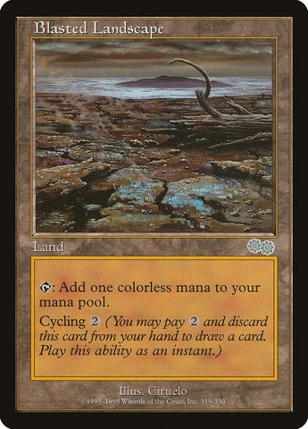 Image for Blasted Landscape (319) [Urza's Saga]