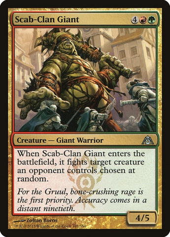 Image for Scab-Clan Giant (101) - Magic: The Gathering