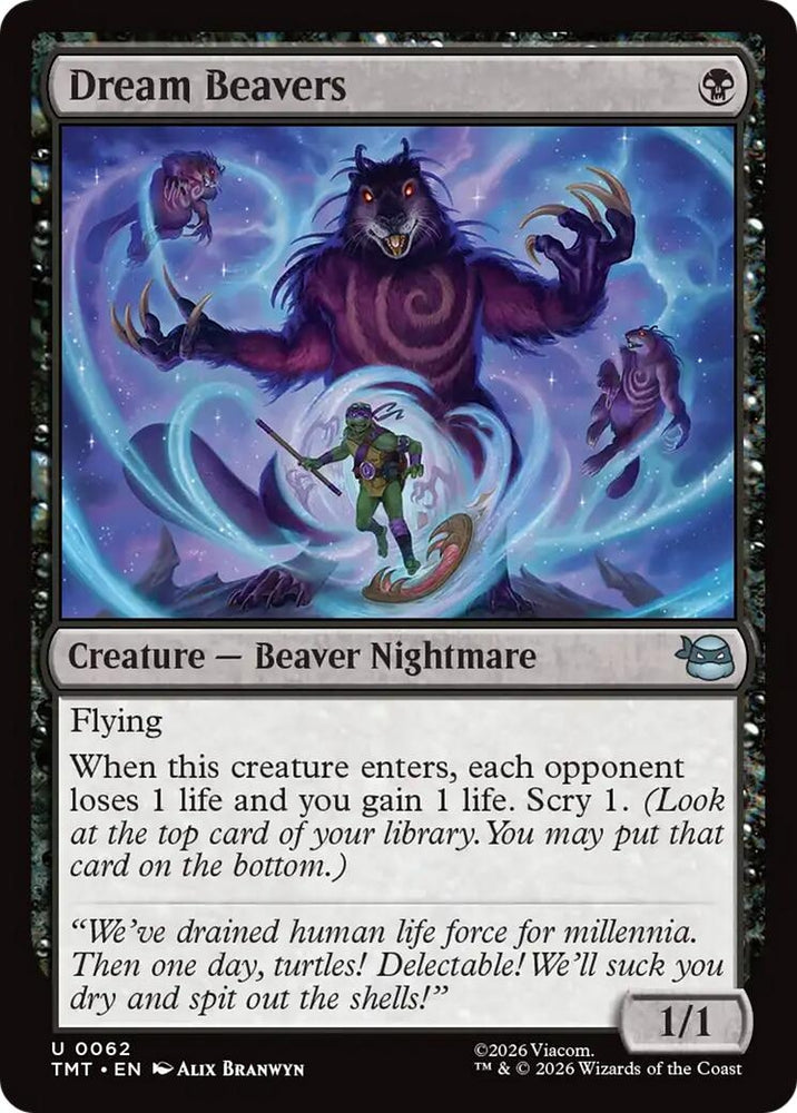 Image for Dream Beavers (62) (Teenage Mutant Ninja Turtles) - Magic: The Gathering