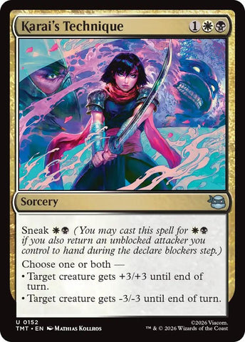 Image for Karai's Technique (152) (Teenage Mutant Ninja Turtles) - Magic: The Gathering