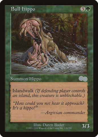 Image for Bull Hippo (239) [Urza's Saga]