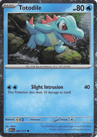 Totodile (Cosmos Holo) (041/217) (Miscellaneous Cards & Products)
