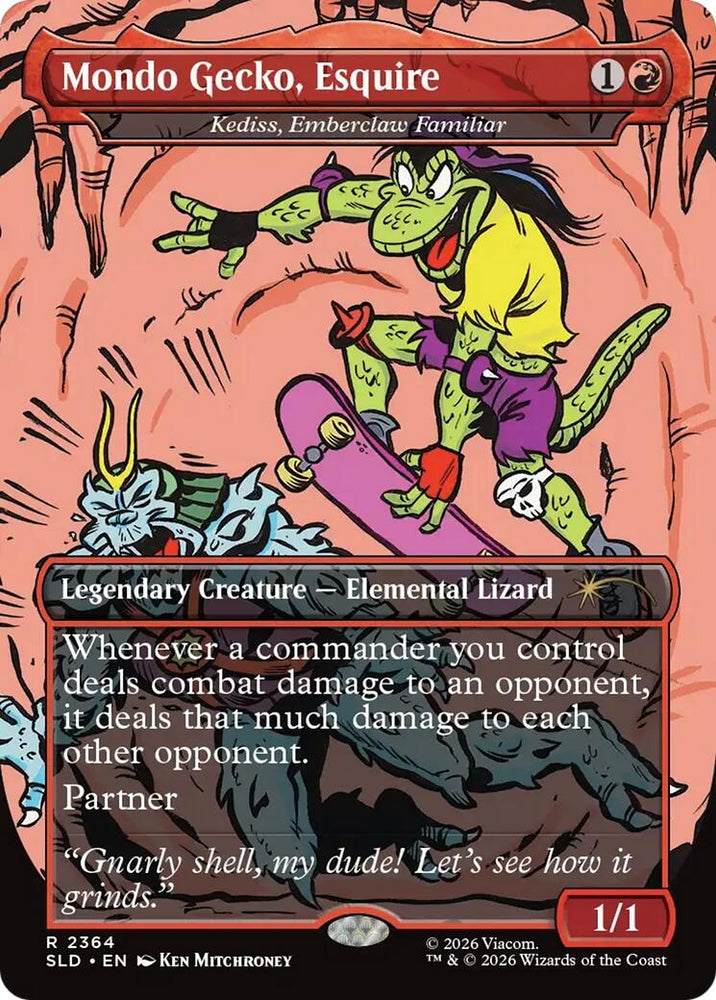Image for Mondo Gecko, Esquire - Kediss, Emberclaw Familiar (2364) (Secret Lair Drop Series) - Magic: The Gathering