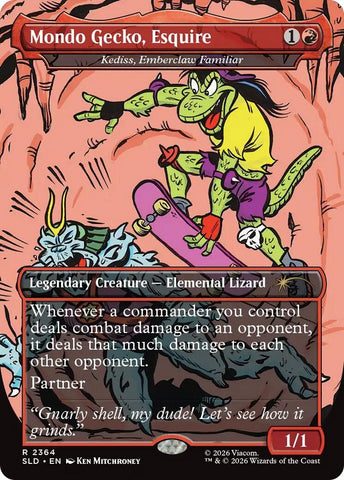 Image for Mondo Gecko, Esquire - Kediss, Emberclaw Familiar (2364) (Secret Lair Drop Series) - Magic: The Gathering