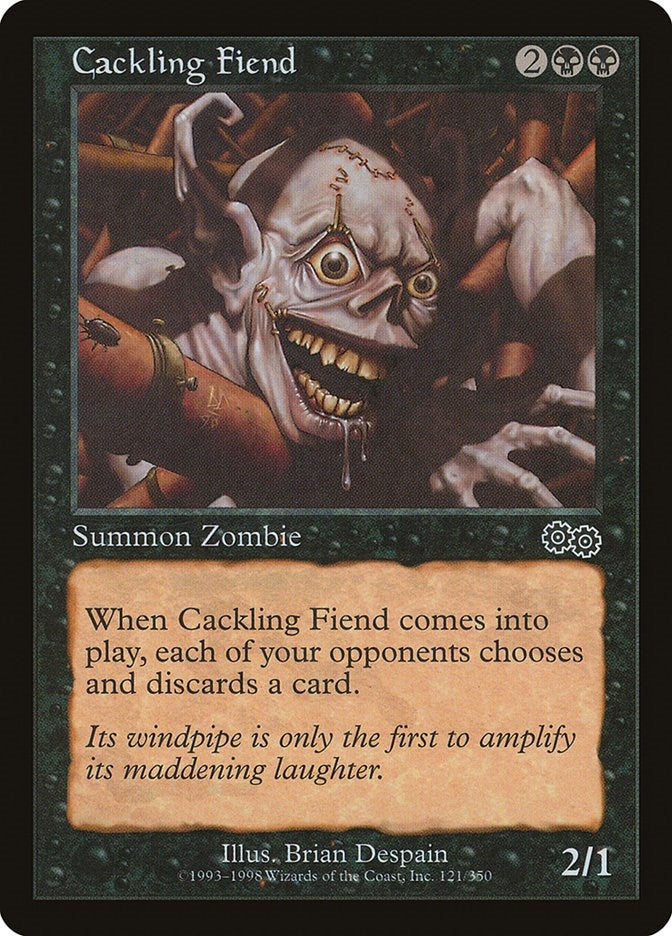 Image for Cackling Fiend (121) [Urza's Saga]