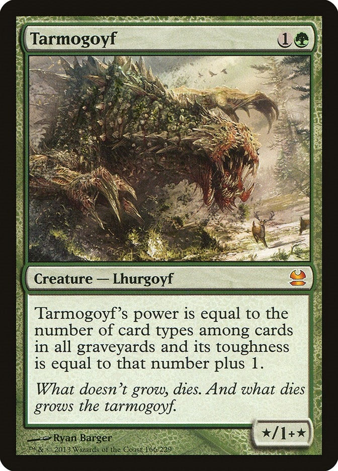 Image for Tarmogoyf (166) [Modern Masters]