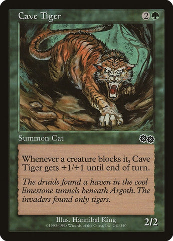 Image for Cave Tiger (241) [Urza's Saga]