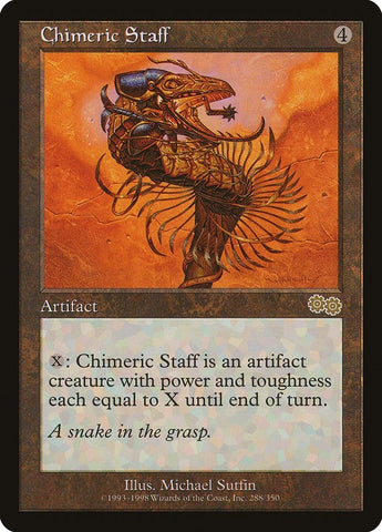 Image for Chimeric Staff (288) [Urza's Saga]
