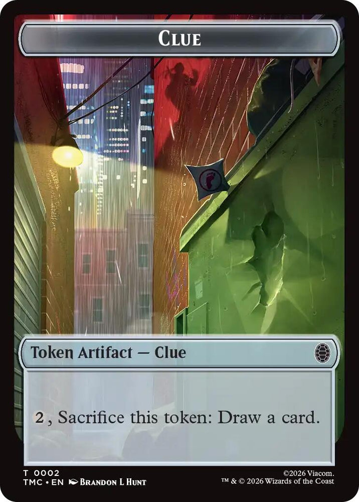Image for Clue // Rat Double-Sided Token (2 // 6) (Commander: Teenage Mutant Ninja Turtles) - Magic: The Gathering
