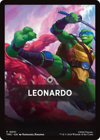 Image for Leonardo Theme Card (1) (Commander: Teenage Mutant Ninja Turtles) - Magic: The Gathering