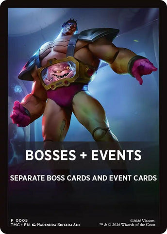 Image for Bosses + Events (5) (Commander: Teenage Mutant Ninja Turtles) - Magic: The Gathering