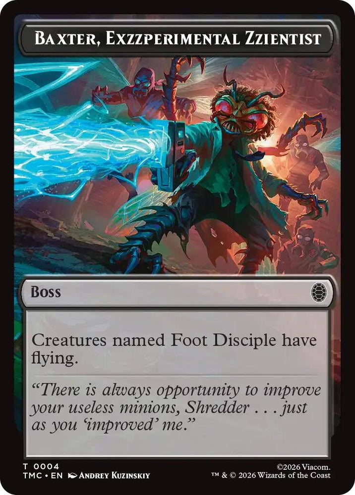 Image for Baxter, Exzzperimental Zzientist (4) (Commander: Teenage Mutant Ninja Turtles) - Magic: The Gathering