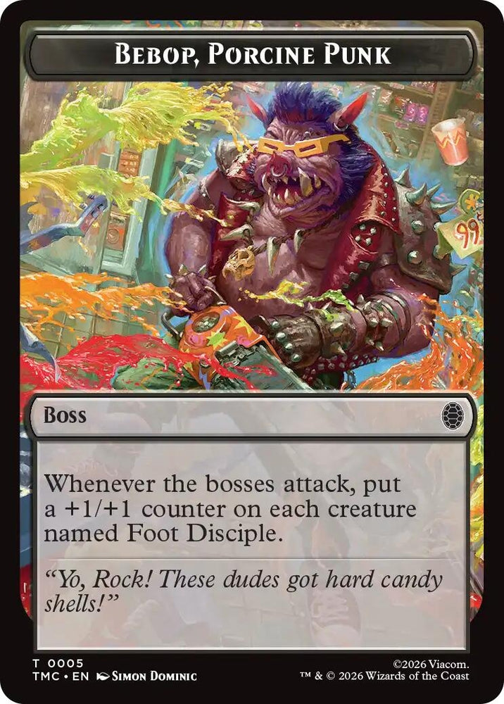 Image for Bebop, Porcine Punk (5) (Commander: Teenage Mutant Ninja Turtles) - Magic: The Gathering