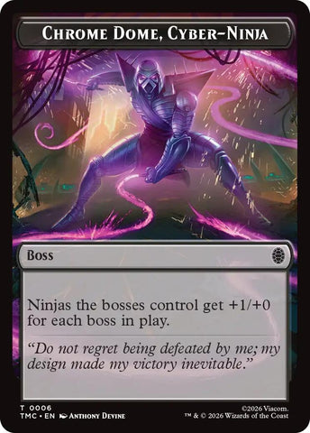 Image for Chrome Dome, Cyber-Ninja (6) (Commander: Teenage Mutant Ninja Turtles) - Magic: The Gathering