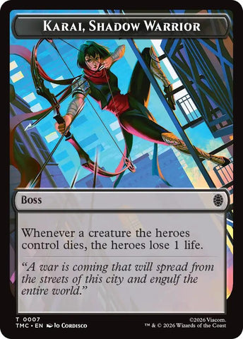Image for Karai, Shadow Warrior (7) (Commander: Teenage Mutant Ninja Turtles) - Magic: The Gathering