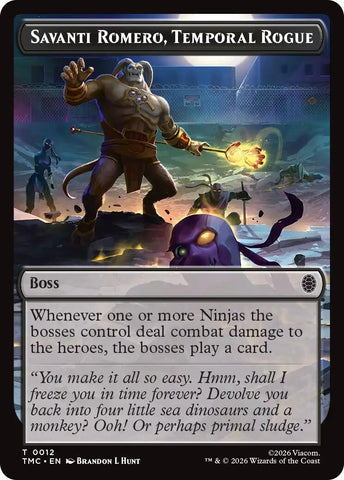 Image for Savanti Romero, Temporal Rogue (12) (Commander: Teenage Mutant Ninja Turtles) - Magic: The Gathering