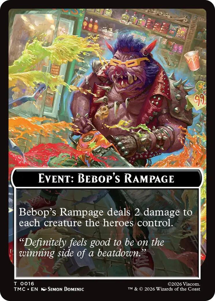 Image for Event: Bebop's Rampage (16) (Commander: Teenage Mutant Ninja Turtles) - Magic: The Gathering