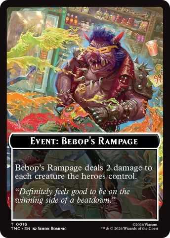 Image for Event: Bebop's Rampage (16) (Commander: Teenage Mutant Ninja Turtles) - Magic: The Gathering