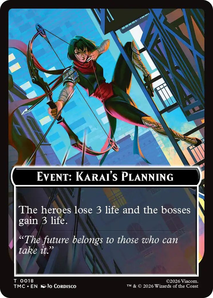 Image for Event: Karai's Planning (18) (Commander: Teenage Mutant Ninja Turtles) - Magic: The Gathering