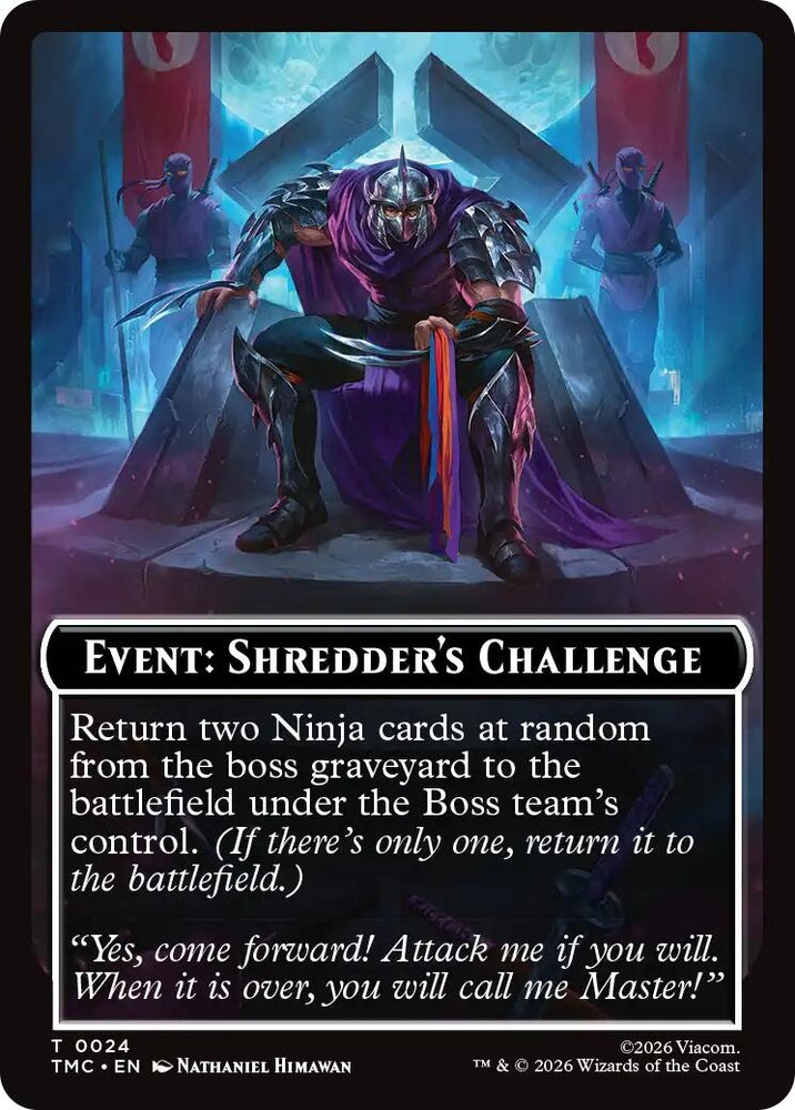 Image for Event: Shredder's Challenge (24) (Commander: Teenage Mutant Ninja Turtles) - Magic: The Gathering