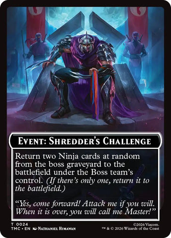 Image for Event: Shredder's Challenge (24) (Commander: Teenage Mutant Ninja Turtles) - Magic: The Gathering