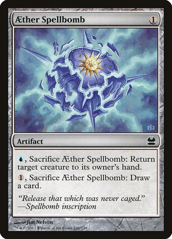 Image for Aether Spellbomb (196) [Modern Masters]