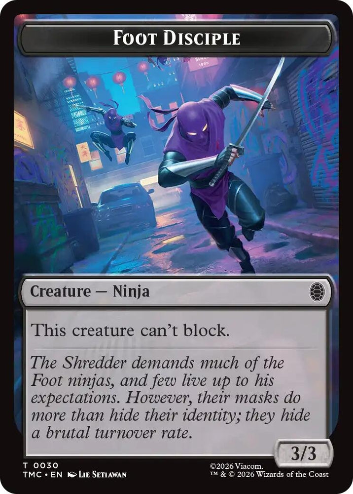 Image for Foot Disciple (30) (Commander: Teenage Mutant Ninja Turtles) - Magic: The Gathering