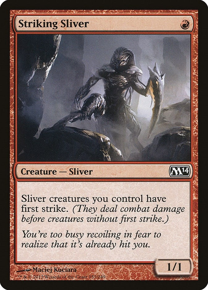 Image for Striking Sliver (157) [Magic 2014 (M14)]