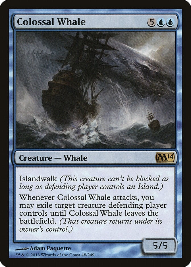 Image for Colossal Whale (48) [Magic 2014 (M14)]