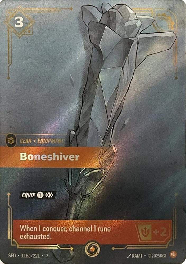 Image for Boneshiver (118a/221) (Riftbound Organized Play Promotional Cards) - Riftbound: League of Legends Trading Card Game