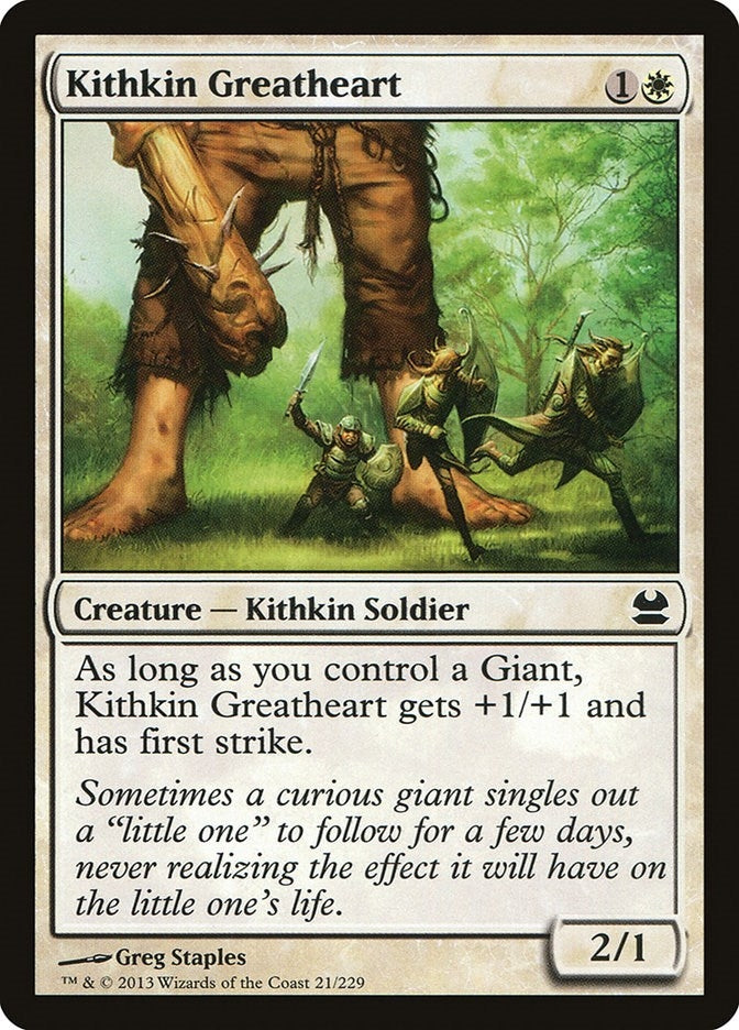 Image for Kithkin Greatheart (21) [Modern Masters]