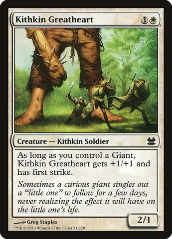 Image for Kithkin Greatheart (21) [Modern Masters]