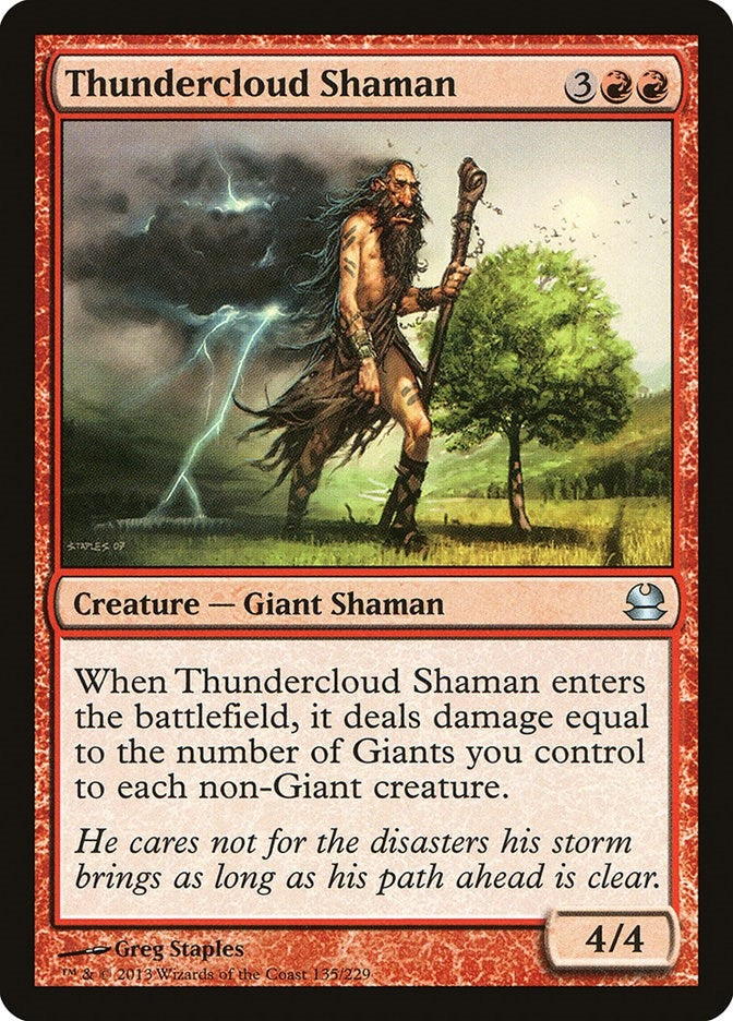 Image for Thundercloud Shaman (135) [Modern Masters]