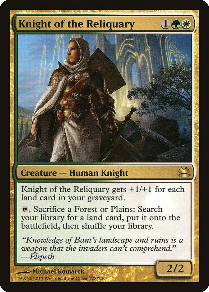 Image for Knight of the Reliquary (178) [Modern Masters]