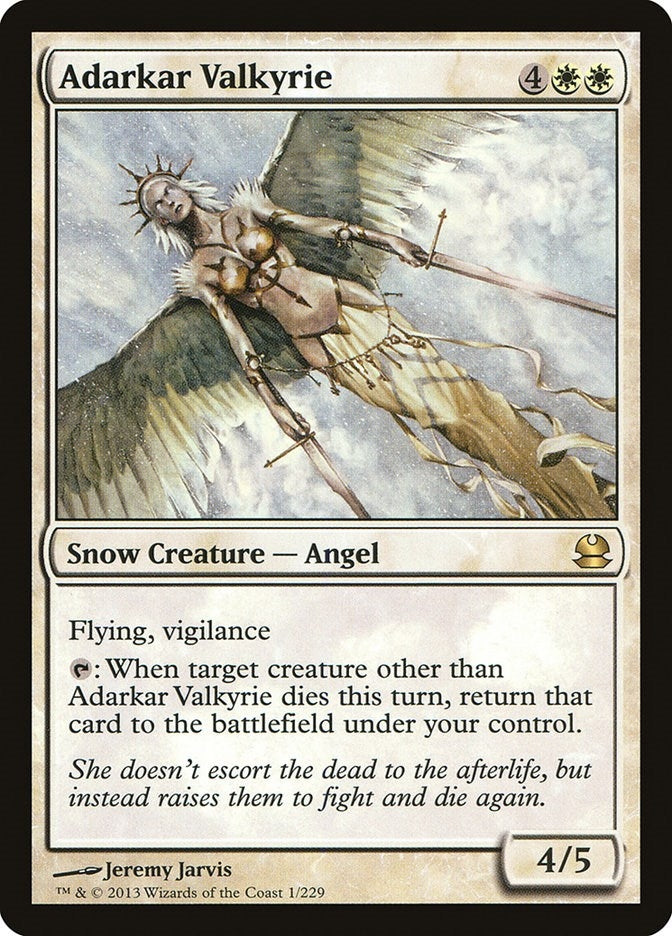 Image for Adarkar Valkyrie (1) [Modern Masters]